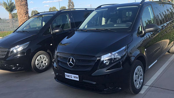 Luxury van or car with a private driver in Morocco